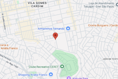 Mapa da unidade Anália Franco